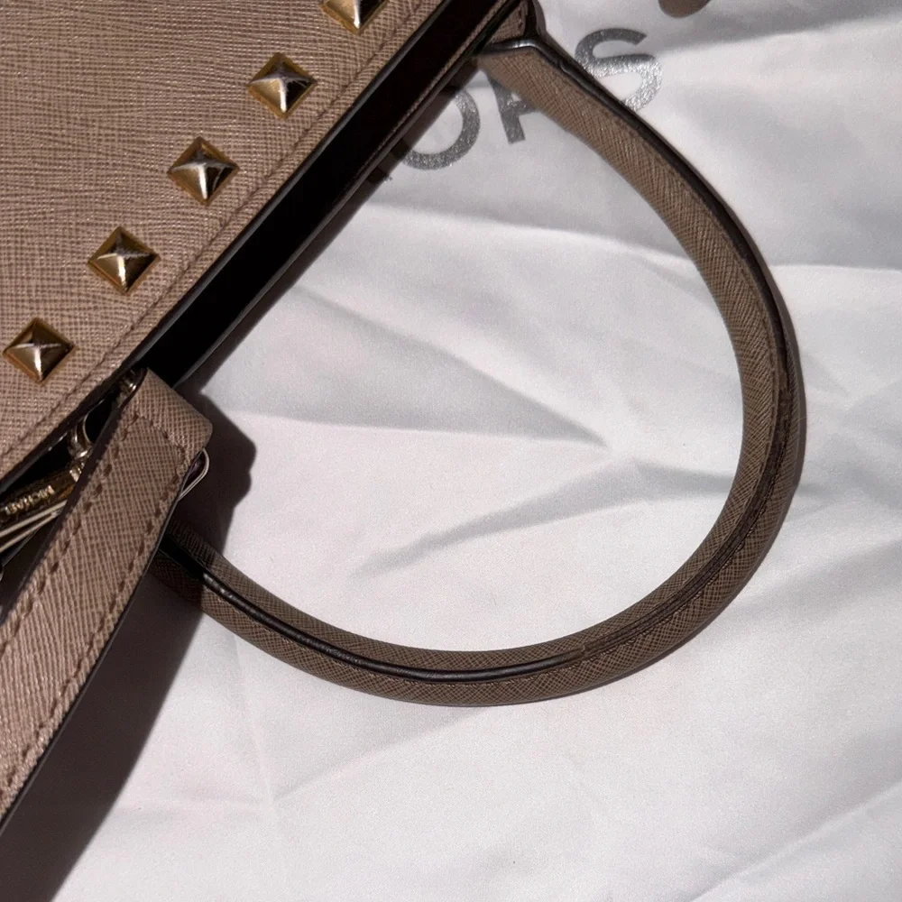 Michael Kors Studded Handbag - Picture 7 of 8